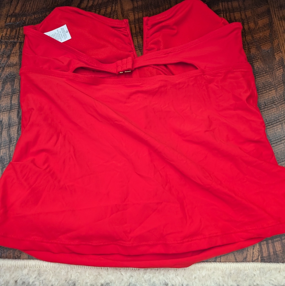 Red Tankini - Picture 2 of 3